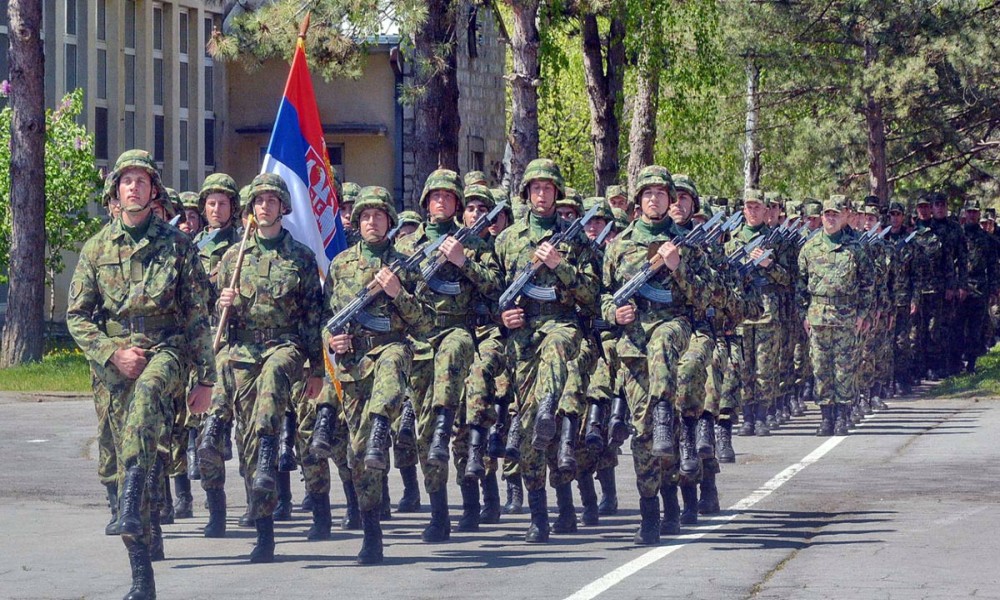 Vojska vežba na poligonu Mogila krajem oktobra