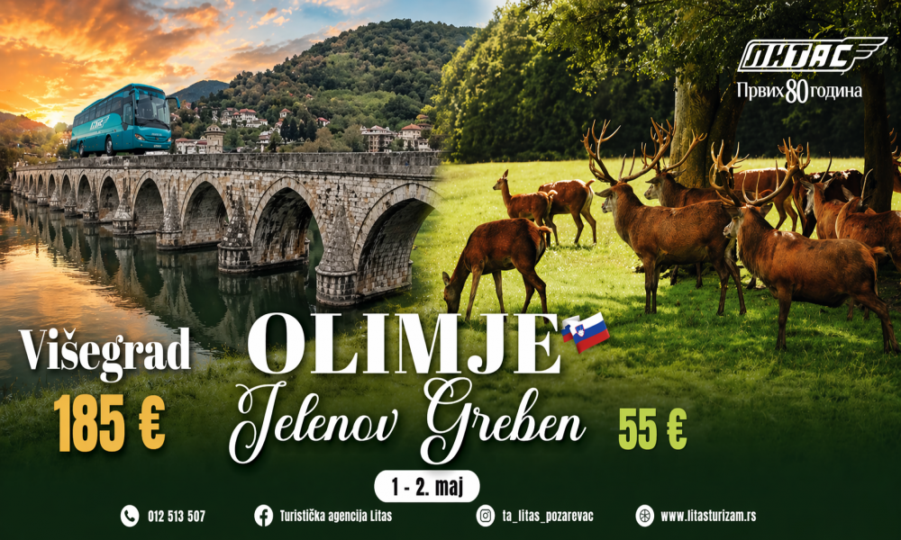 "Litas" vas vodi na izlete u Sloveniju i Višegrad