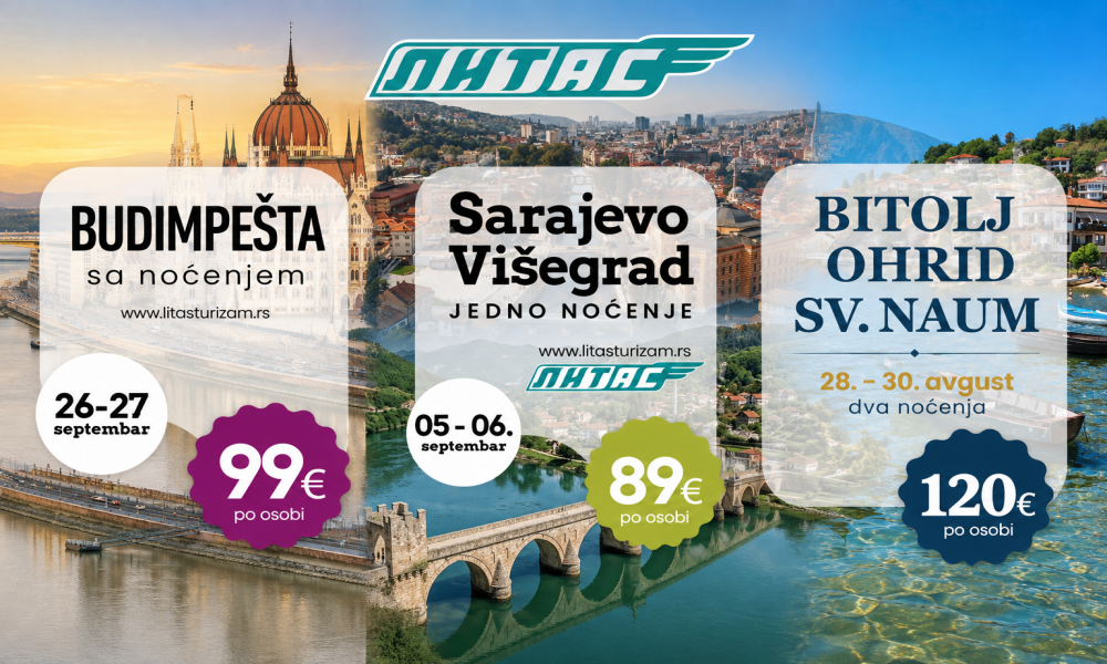 Tri putovanja, tri različite priče - izaberite svoju destinaciju sa Litasom