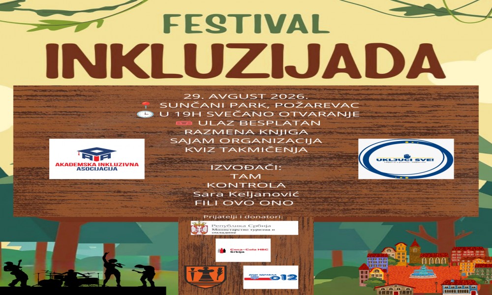 Festival koji spaja - "Inkluzijada" stiže u Požarevac