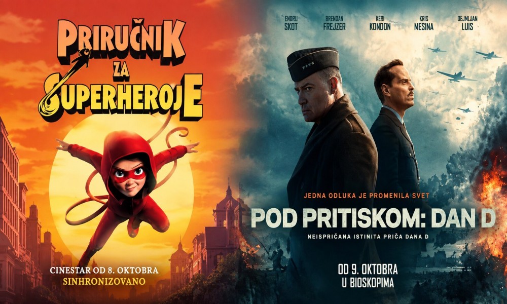 Filmski vikend u Bioskopu uz superheroje, komediju i ratnu dramu