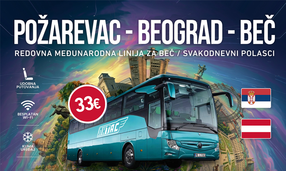 Međunarodna linija za Beč - svakog dana